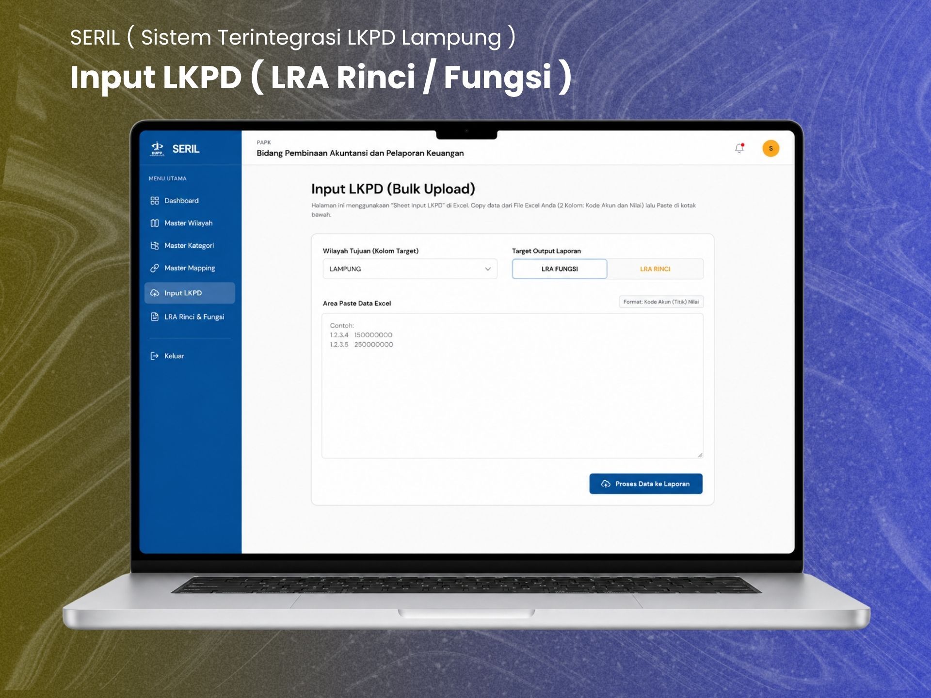 SERIL (Sistem Terintegrasi LKPD Lampung)